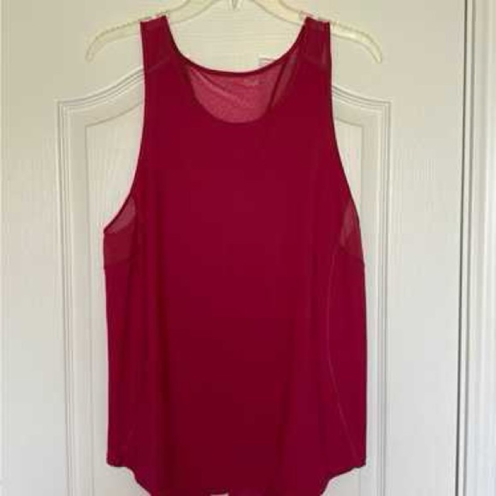 Lululemon Athletica Vibrant Pink Tank Top